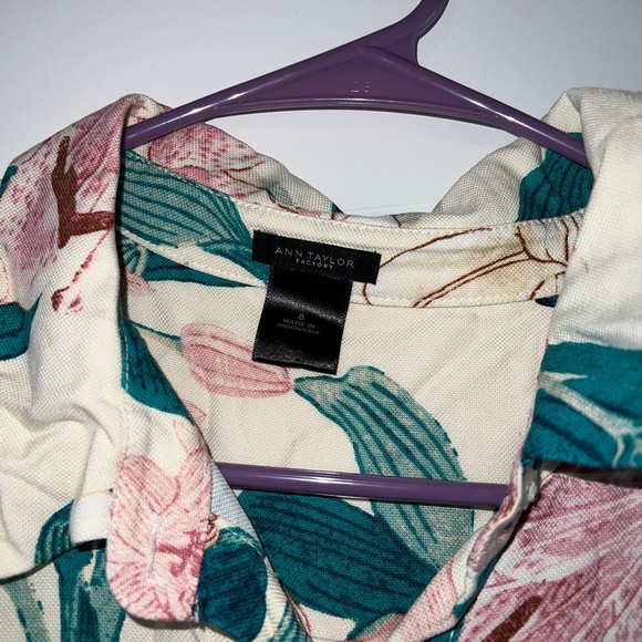 Ann Taylor Factory floral romper - Picture 4 of 5